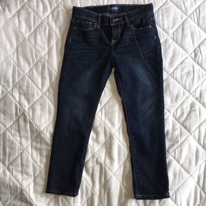 NEVER WORN Old Navy Dark Wash Capris
